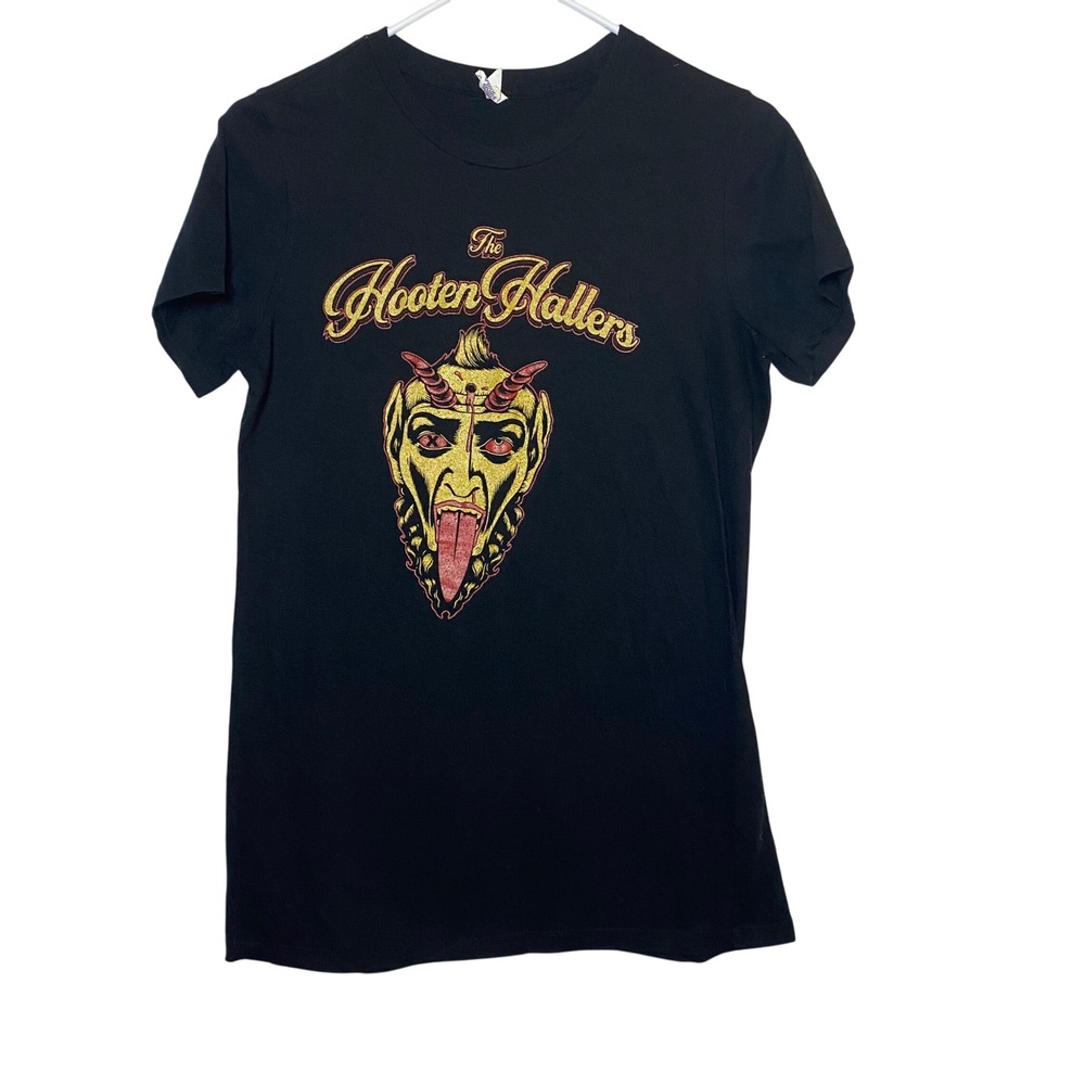 The Hooten‎ Hallers Band T-Shirt Devil Graphic Tee Womens Size Small Youth XL